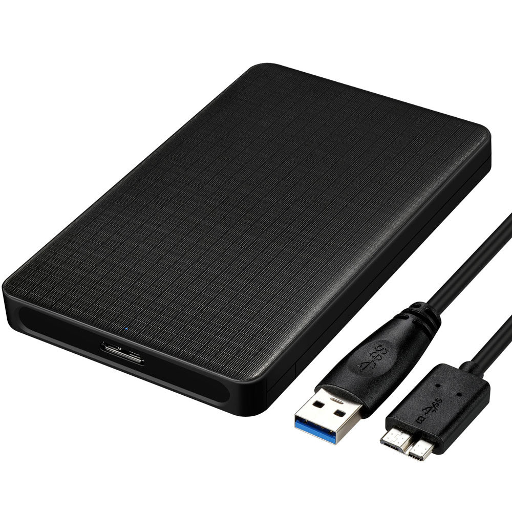 Grid Pattern Business Style USB3.0 Mobile Hard Disk Box - Premium Computer & office from Eretailer365.com - Just $16.84! Shop now at Eretailer365.com