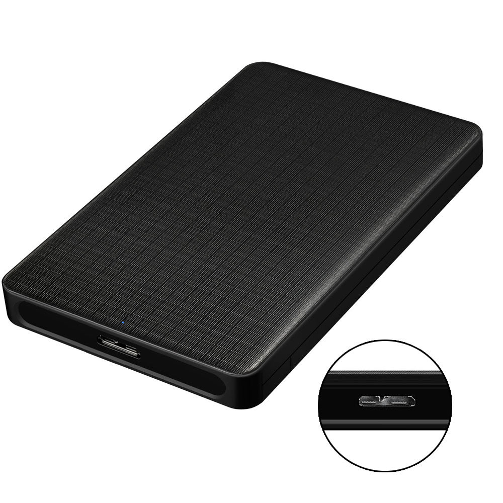 Grid Pattern Business Style USB3.0 Mobile Hard Disk Box - Premium Computer & office from Eretailer365.com - Just $16.84! Shop now at Eretailer365.com