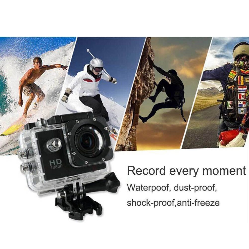 HD High-definition 1080P Action Sports Waterproof  DV Camera Eretailer365.com