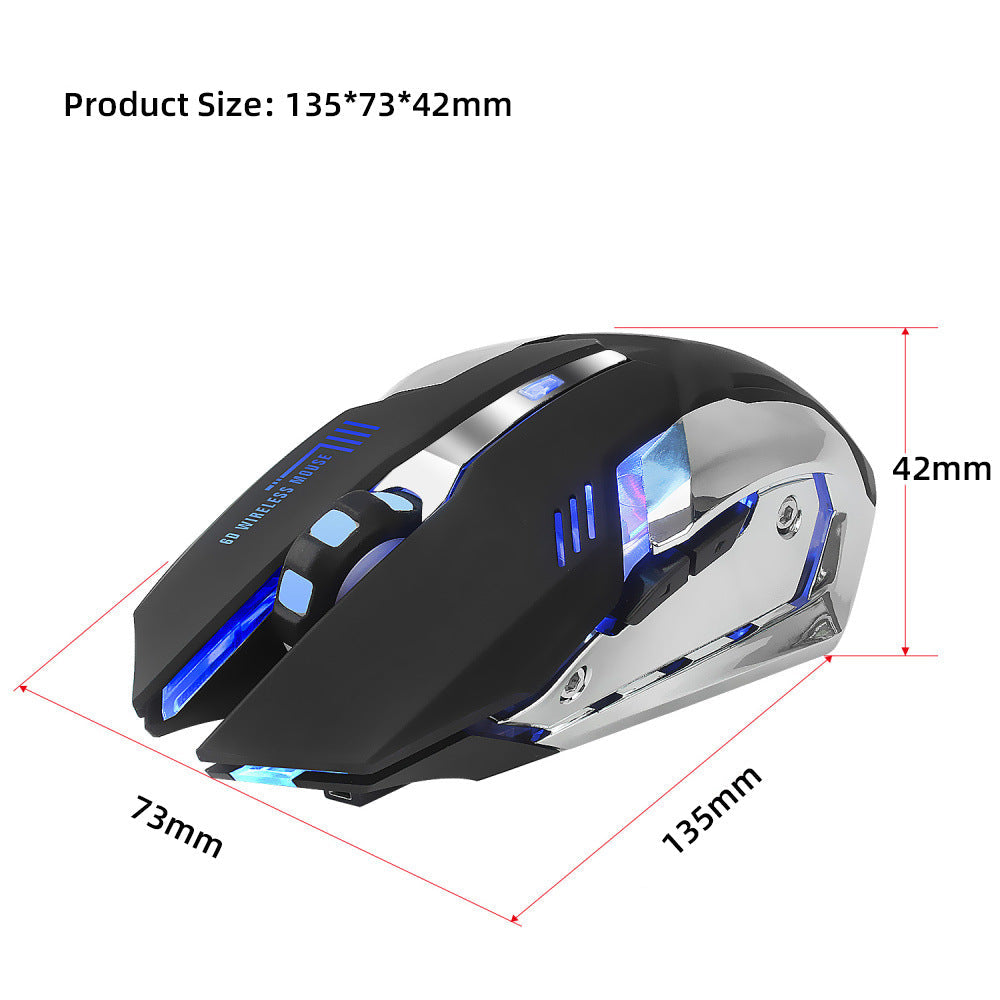 HXSJ new wireless mouse 2.4GPI gaming mouse glowing mouse - Premium Computer & office from Eretailer365.com - Just $22.68! Shop now at Eretailer365.com