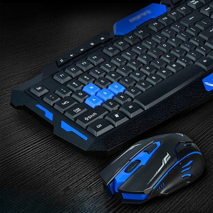 Hk8100 2.4 G Wireless Gaming Keyboard Mouse Combo Ergonomics Waterproof Optical For Pc Laptop Desktop Gamer - Premium Consumer Electronics from Eretailer365.com - Just $35.44! Shop now at Eretailer365.com