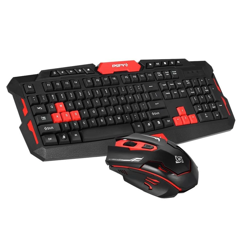 Hk8100 2.4 G Wireless Gaming Keyboard Mouse Combo Ergonomics Waterproof Optical For Pc Laptop Desktop Gamer - Premium Consumer Electronics from Eretailer365.com - Just $35.44! Shop now at Eretailer365.com