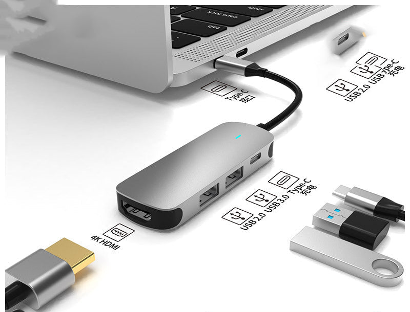 Hub Multi-function Hub HDMI Docking Station Notebook Converter - Premium Computer & office from Eretailer365.com - Just $35.56! Shop now at Eretailer365.com