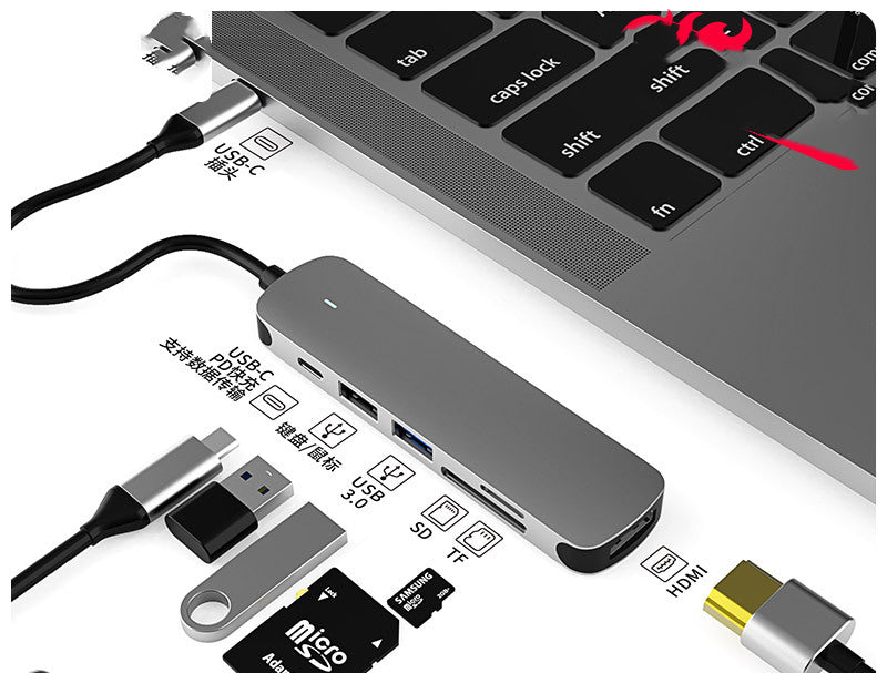 Hub Multi-function Hub HDMI Docking Station Notebook Converter - Premium Computer & office from Eretailer365.com - Just $35.56! Shop now at Eretailer365.com