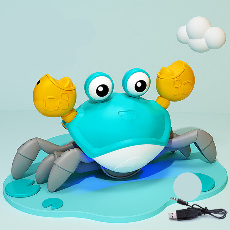 Induction Escape Crab Rechargeable Electric Pet Musical Toys Children'S Toys Birthday Gifts Interactive Toys Learn To Climb Toys - Premium Toys & Hobbies from Eretailer365.com - Just $25.92! Shop now at Eretailer365.com