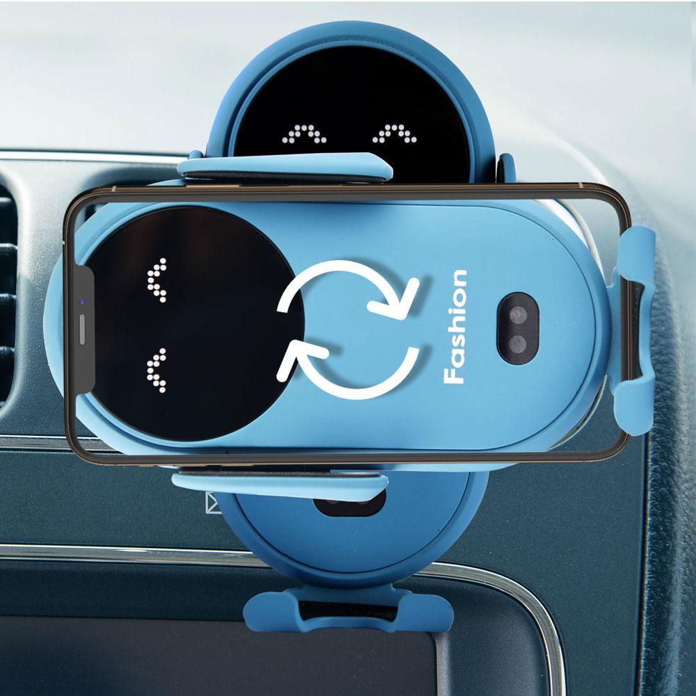 Infrared Induction Car Wireless Charger Car Phone Holder - Premium Phones & Accessories from Eretailer365.com - Just $28.88! Shop now at Eretailer365.com