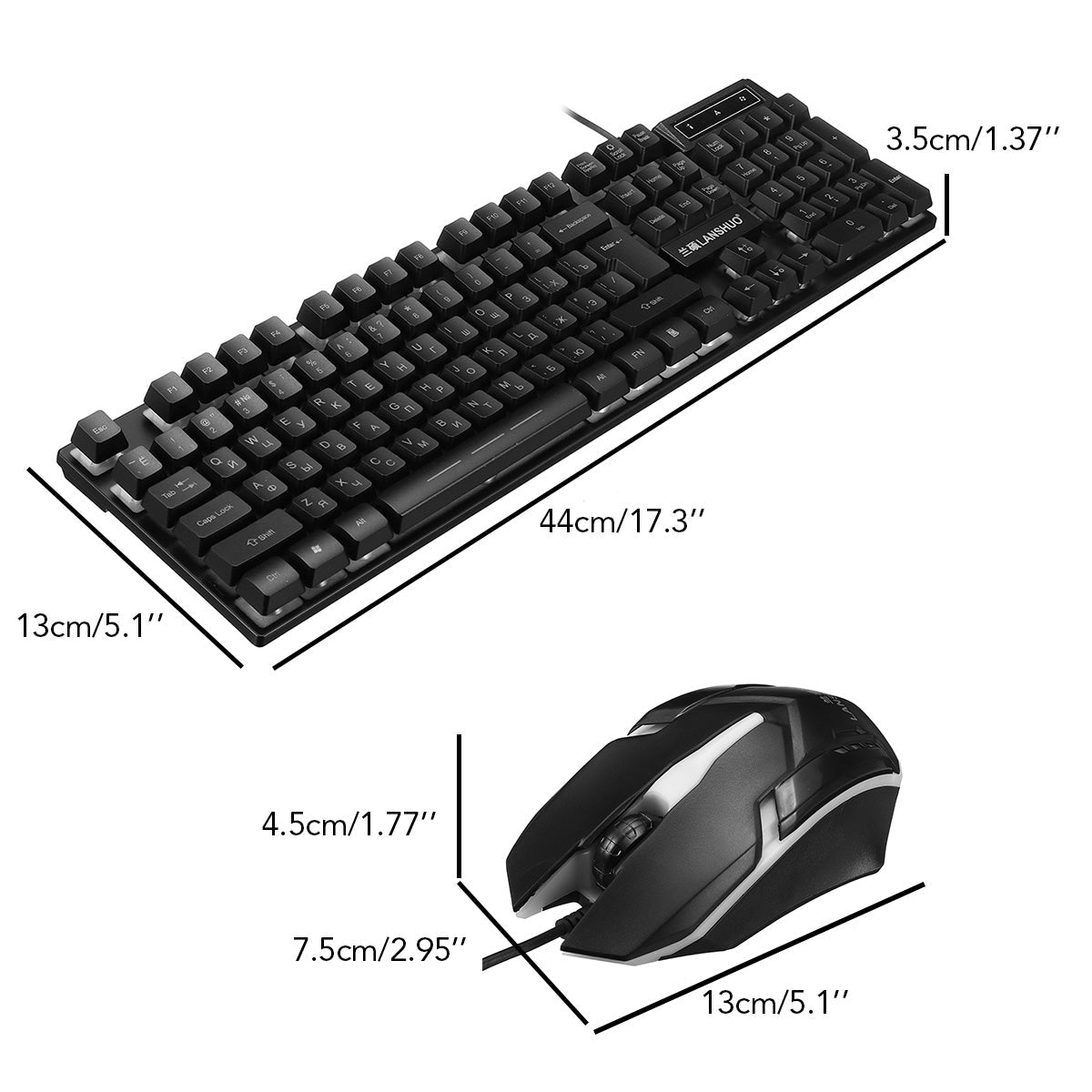 Keyboard and mouse set - Premium Computer & office from Eretailer365.com - Just $24.44! Shop now at Eretailer365.com