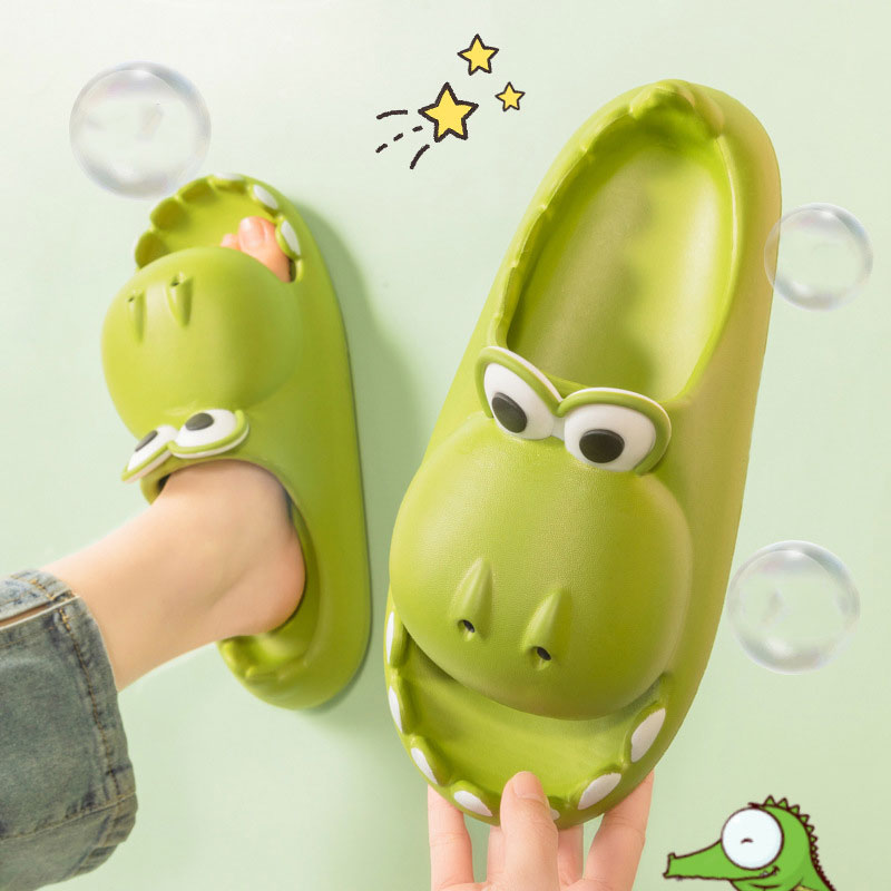 Kids Dinosaur Slippers Wholesale Summer Cartoon Parent Child Outdoor Home EVA Sandals Women Men Kids Cute Slippers Baby Shoes - Premium Toys & Hobbies from Eretailer365.com - Just $13.12! Shop now at Eretailer365.com