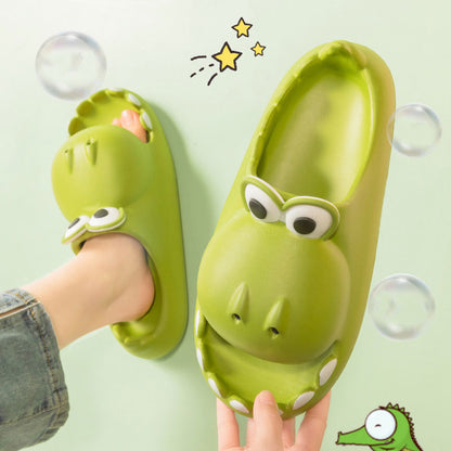 Kids Dinosaur Slippers Wholesale Summer Cartoon Parent Child Outdoor Home EVA Sandals Women Men Kids Cute Slippers Baby Shoes - Premium Toys & Hobbies from Eretailer365.com - Just $13.12! Shop now at Eretailer365.com