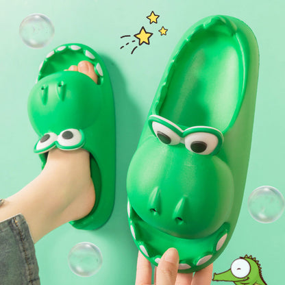 Kids Dinosaur Slippers Wholesale Summer Cartoon Parent Child Outdoor Home EVA Sandals Women Men Kids Cute Slippers Baby Shoes - Premium Toys & Hobbies from Eretailer365.com - Just $13.12! Shop now at Eretailer365.com