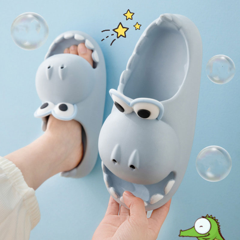 Kids Dinosaur Slippers Wholesale Summer Cartoon Parent Child Outdoor Home EVA Sandals Women Men Kids Cute Slippers Baby Shoes - Premium Toys & Hobbies from Eretailer365.com - Just $13.12! Shop now at Eretailer365.com