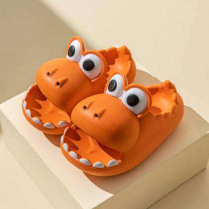 Kids Dinosaur Slippers Wholesale Summer Cartoon Parent Child Outdoor Home EVA Sandals Women Men Kids Cute Slippers Baby Shoes - Premium Toys & Hobbies from Eretailer365.com - Just $13.12! Shop now at Eretailer365.com