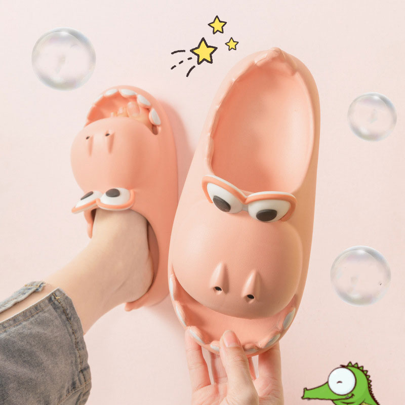 Kids Dinosaur Slippers Wholesale Summer Cartoon Parent Child Outdoor Home EVA Sandals Women Men Kids Cute Slippers Baby Shoes - Premium Toys & Hobbies from Eretailer365.com - Just $13.12! Shop now at Eretailer365.com