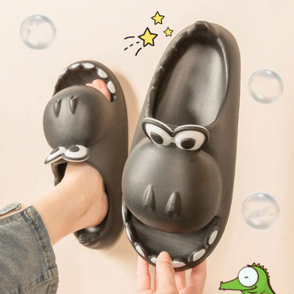 Kids Dinosaur Slippers Wholesale Summer Cartoon Parent Child Outdoor Home EVA Sandals Women Men Kids Cute Slippers Baby Shoes - Premium Toys & Hobbies from Eretailer365.com - Just $13.12! Shop now at Eretailer365.com