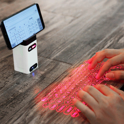 LEING FST Virtual Laser Keyboard Bluetooth Wireless Projector Phone Keyboard For Computer Pad Laptop With Mouse Function - Premium Phones & Accessories from Eretailer365.com - Just $15.80! Shop now at Eretailer365.com