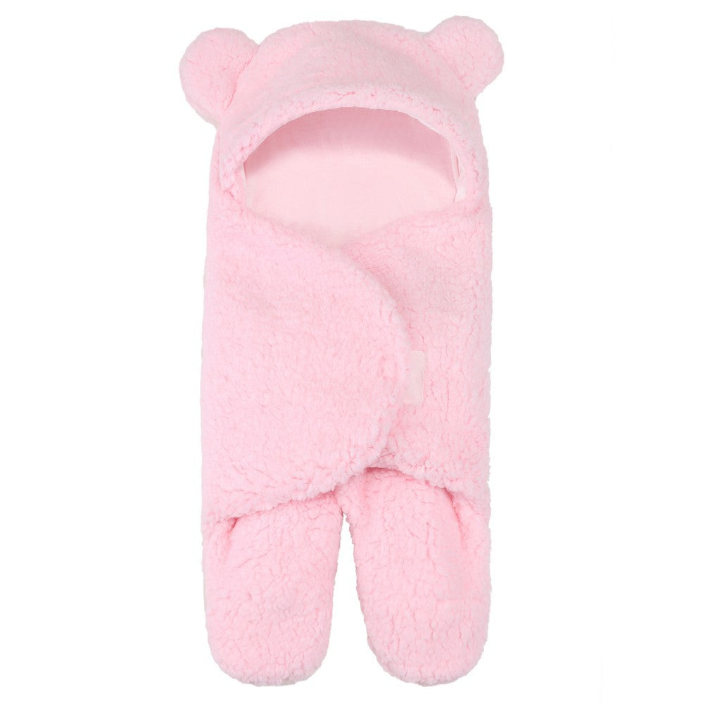 Lamb Plush Sleeping Bag Newborn Baby Swaddling Quilt - Premium Toys & Hobbies from Eretailer365.com - Just $13.48! Shop now at Eretailer365.com