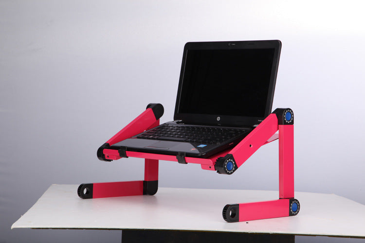 Laptop Table Stand With Adjustable Folding Ergonomic Design Stand Notebook Desk For Ultrabook Netbook Or Tablet With Mouse Pad - Premium Computer & office from Eretailer365.com - Just $17.70! Shop now at Eretailer365.com