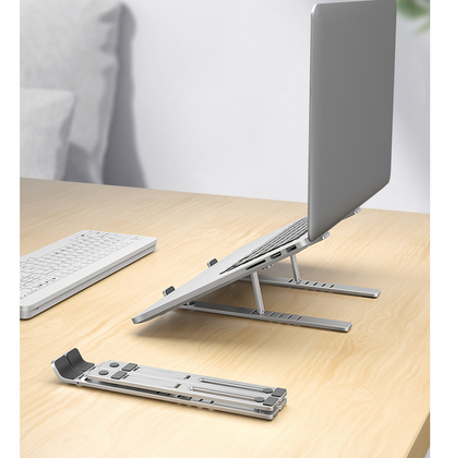 Laptop stand cooling portable adjustable stand - Premium Computer & office from Eretailer365.com - Just $6.11! Shop now at Eretailer365.com