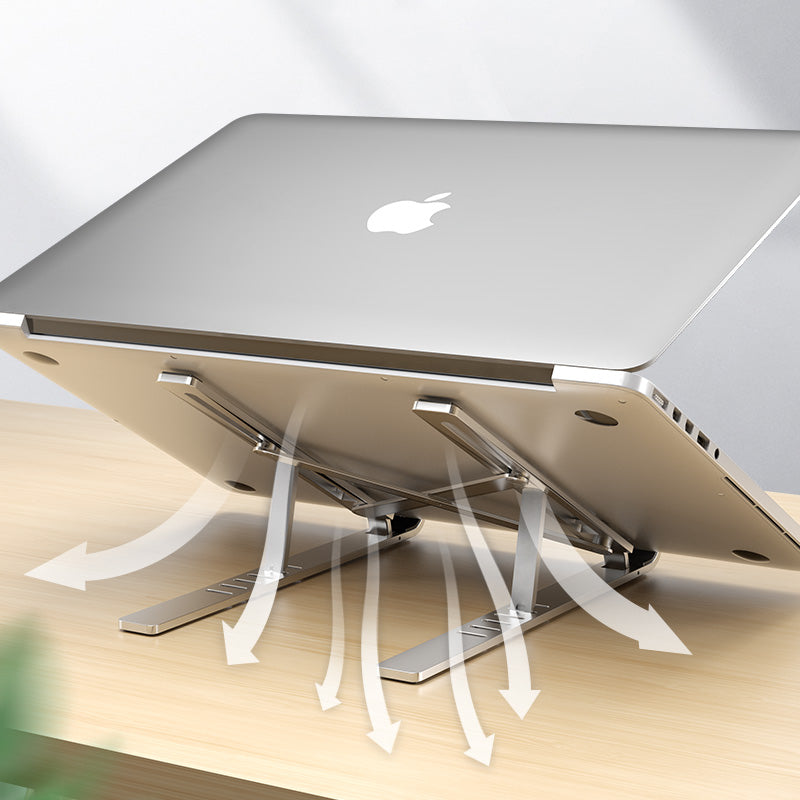 Laptop stand cooling portable adjustable stand - Premium Computer & office from Eretailer365.com - Just $6.11! Shop now at Eretailer365.com