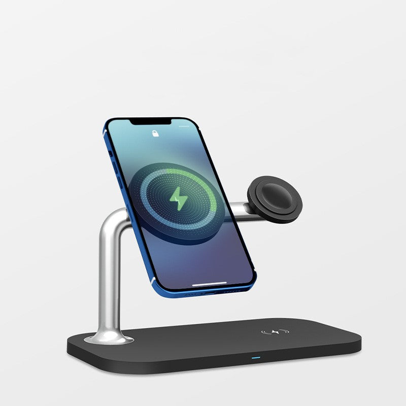 Magnetic 3-in-1 Wireless Charger - Premium Phones & Accessories from Eretailer365.com - Just $64.52! Shop now at Eretailer365.com