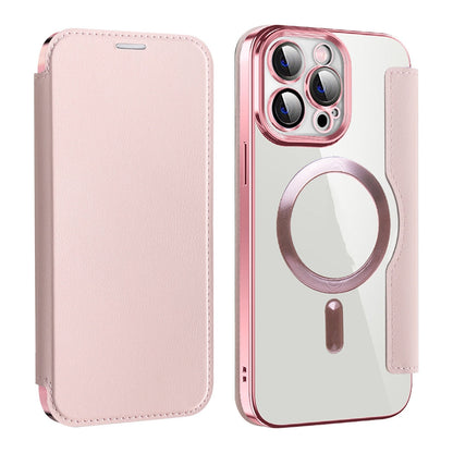 Magnetic Card Wireless Charger Wallet Phone Case - Premium Phones & Accessories from Eretailer365.com - Just $17.40! Shop now at Eretailer365.com