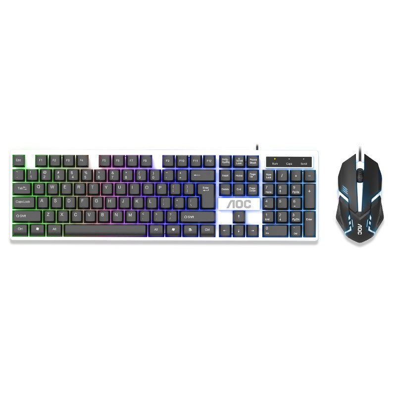 Manipulator Game Glow Keyboard And Mouse Set - Premium Computer & office from Eretailer365.com - Just $18.16! Shop now at Eretailer365.com