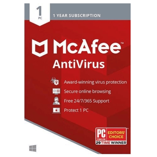 McAfee Antivirus Software (1 PC 1 Year English) - Digital Download - Premium Computer Software from Eretailer365.com - Just $25.99! Shop now at Eretailer365.com