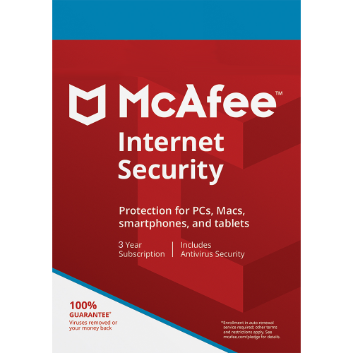 McAfee Internet Security - 3-Year / 1-Device - India (Digital Delivery Via Email Only No CD) - Premium Computer Software from Eretailer365.com - Just $29.99! Shop now at Eretailer365.com