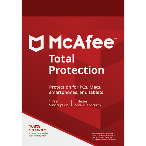 McAfee Total Protection 2023 | Antivirus Internet Security Software 1 Device| 1 Year | Download | Email Delivery Only - Premium Computer Software from Eretailer365.com - Just $39.99! Shop now at Eretailer365.com