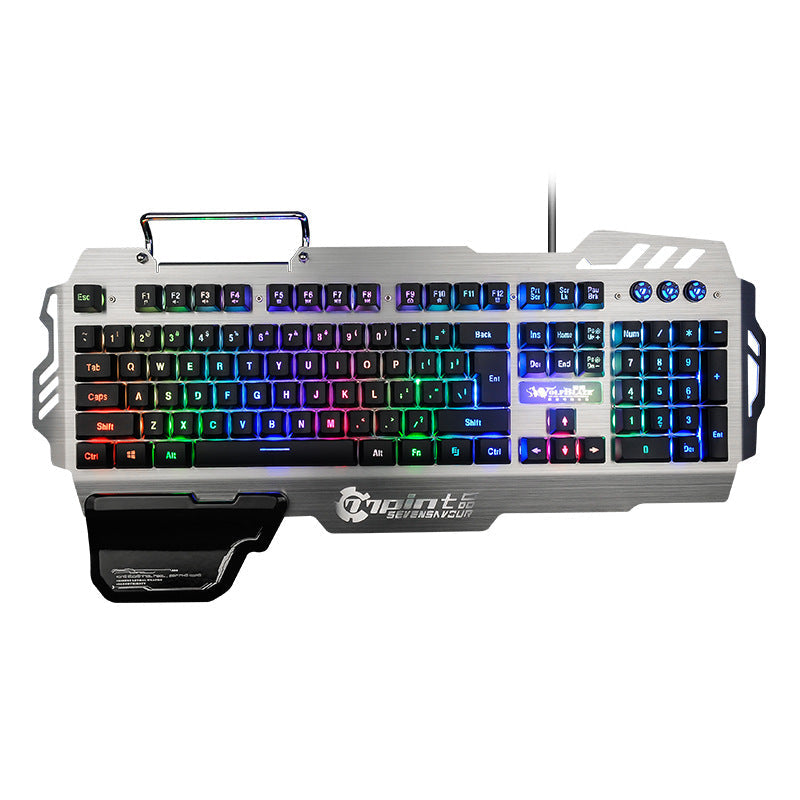 Metal Gaming Keyboard Backlit Keyboard Office - Premium Computer & office from Eretailer365.com - Just $62.95! Shop now at Eretailer365.com