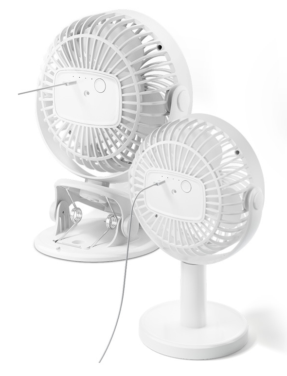 Mini Clip-on USB Desktop Fan - Premium 0 from Eretailer365.com - Just $14.30! Shop now at Eretailer365.com