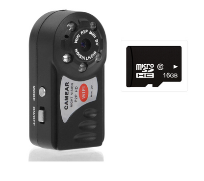 Mini WiFi Camera Wireless Securiy Video Camera With Infrared Night Vision Wireless DVR - Premium 0 from Eretailer365.com - Just $19.43! Shop now at Eretailer365.com