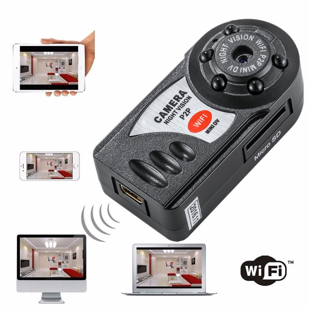 Mini WiFi Camera Wireless Securiy Video Camera With Infrared Night Vision Wireless DVR - Premium 0 from Eretailer365.com - Just $19.43! Shop now at Eretailer365.com