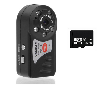 Mini WiFi Camera Wireless Securiy Video Camera With Infrared Night Vision Wireless DVR - Premium 0 from Eretailer365.com - Just $19.43! Shop now at Eretailer365.com