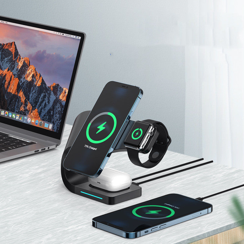 Multi-function Charging Stand Magnetic Wireless Charging 15W Fast Charging - Premium Toys & Hobbies from Eretailer365.com - Just $58.24! Shop now at Eretailer365.com