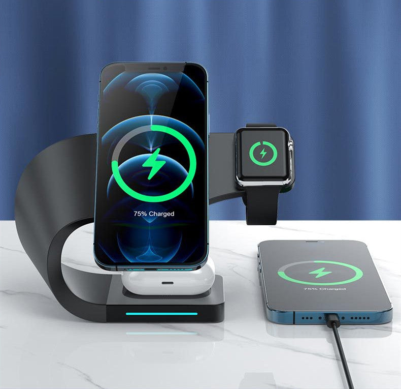 Multi-function Charging Stand Magnetic Wireless Charging 15W Fast Charging - Premium Toys & Hobbies from Eretailer365.com - Just $58.24! Shop now at Eretailer365.com