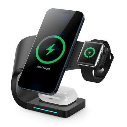 Multi-function Charging Stand Magnetic Wireless Charging 15W Fast Charging - Premium Toys & Hobbies from Eretailer365.com - Just $58.24! Shop now at Eretailer365.com