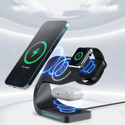 Multi-function Charging Stand Magnetic Wireless Charging 15W Fast Charging - Premium Toys & Hobbies from Eretailer365.com - Just $58.24! Shop now at Eretailer365.com