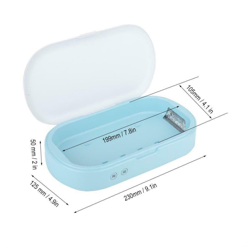 New 5V Double UV Phone Sterilizer Box Jewelry Phones Cleaner Personal Sanitizer Disinfection Box with Aromatherapy - Premium 0 from Eretailer365.com - Just $96.40! Shop now at Eretailer365.com