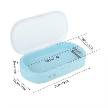 New 5V Double UV Phone Sterilizer Box Jewelry Phones Cleaner Personal Sanitizer Disinfection Box with Aromatherapy - Premium 0 from Eretailer365.com - Just $96.40! Shop now at Eretailer365.com