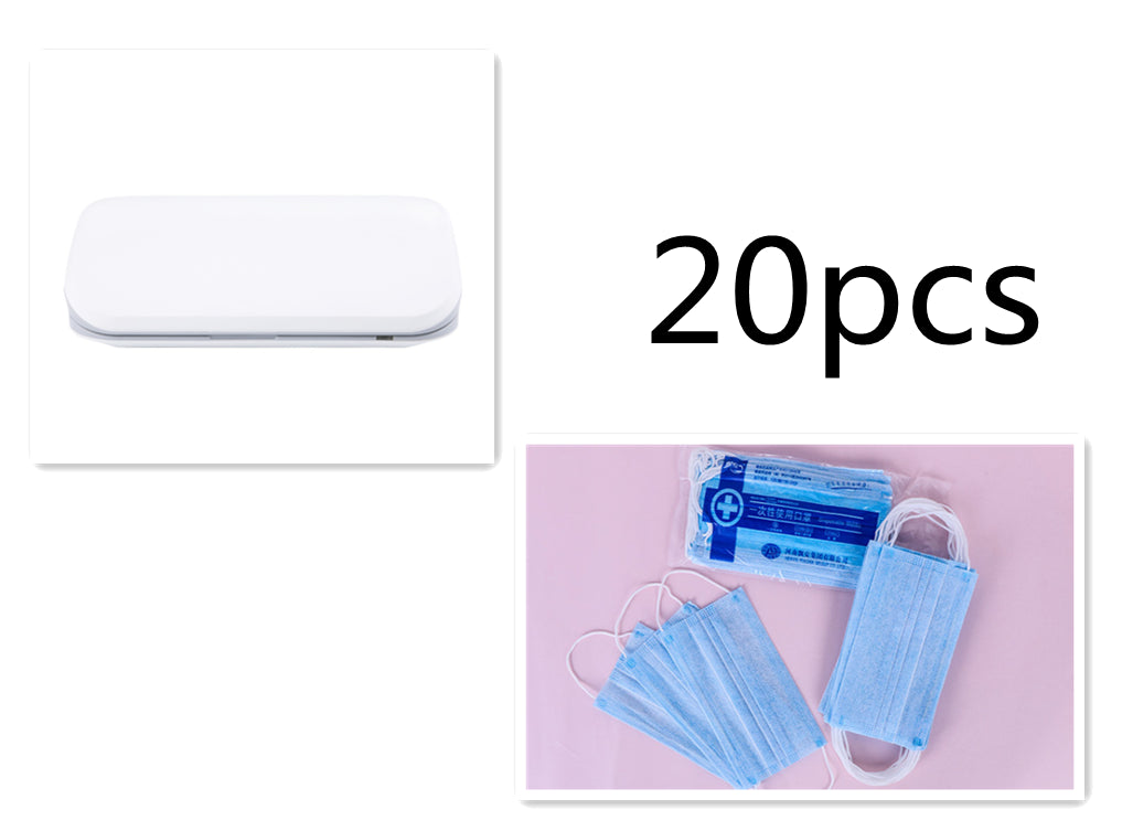 New 5V Double UV Phone Sterilizer Box Jewelry Phones Cleaner Personal Sanitizer Disinfection Box with Aromatherapy - Premium 0 from Eretailer365.com - Just $96.40! Shop now at Eretailer365.com