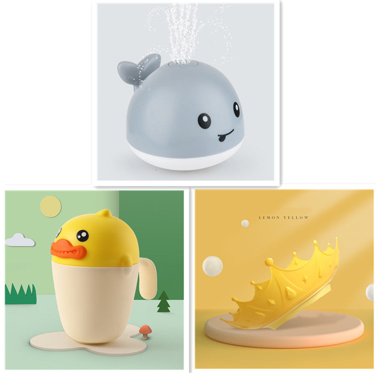 New Baby Bathroom Bath Electric Induction Whale Spray Small Toy - Premium Toys & Hobbies from Eretailer365.com - Just $10.84! Shop now at Eretailer365.com