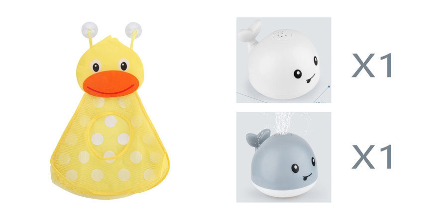 New Baby Bathroom Bath Electric Induction Whale Spray Small Toy - Premium Toys & Hobbies from Eretailer365.com - Just $10.84! Shop now at Eretailer365.com