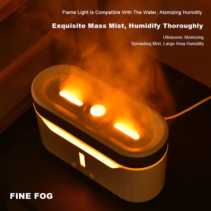 New Jellyfish Flame Humidifier Simulation Flame Aromatherapy Humidifier Jellyfish Fog Circle Atmosphere Lamp Humidifier - Premium Toys & Hobbies from Eretailer365.com - Just $19.35! Shop now at Eretailer365.com