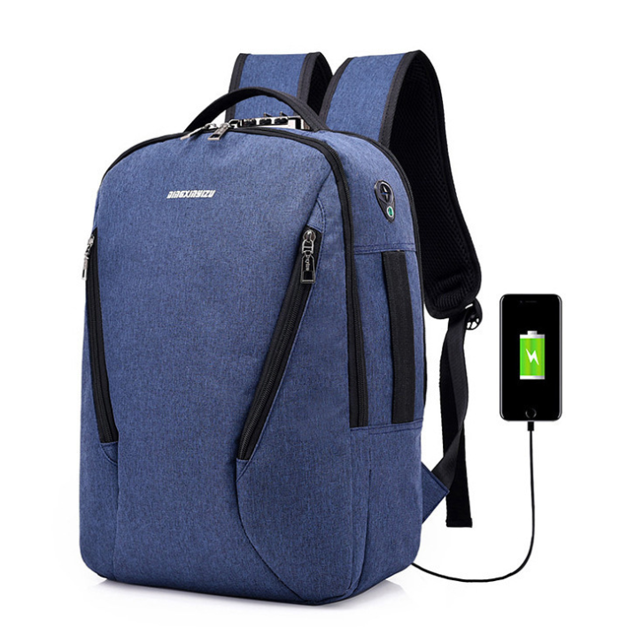 New double shoulder bag male Outdoor Travel College schoolbag computer knapsack USB charging, waterproof and anti-theft - Premium Computer & office from Eretailer365.com - Just $31.84! Shop now at Eretailer365.com