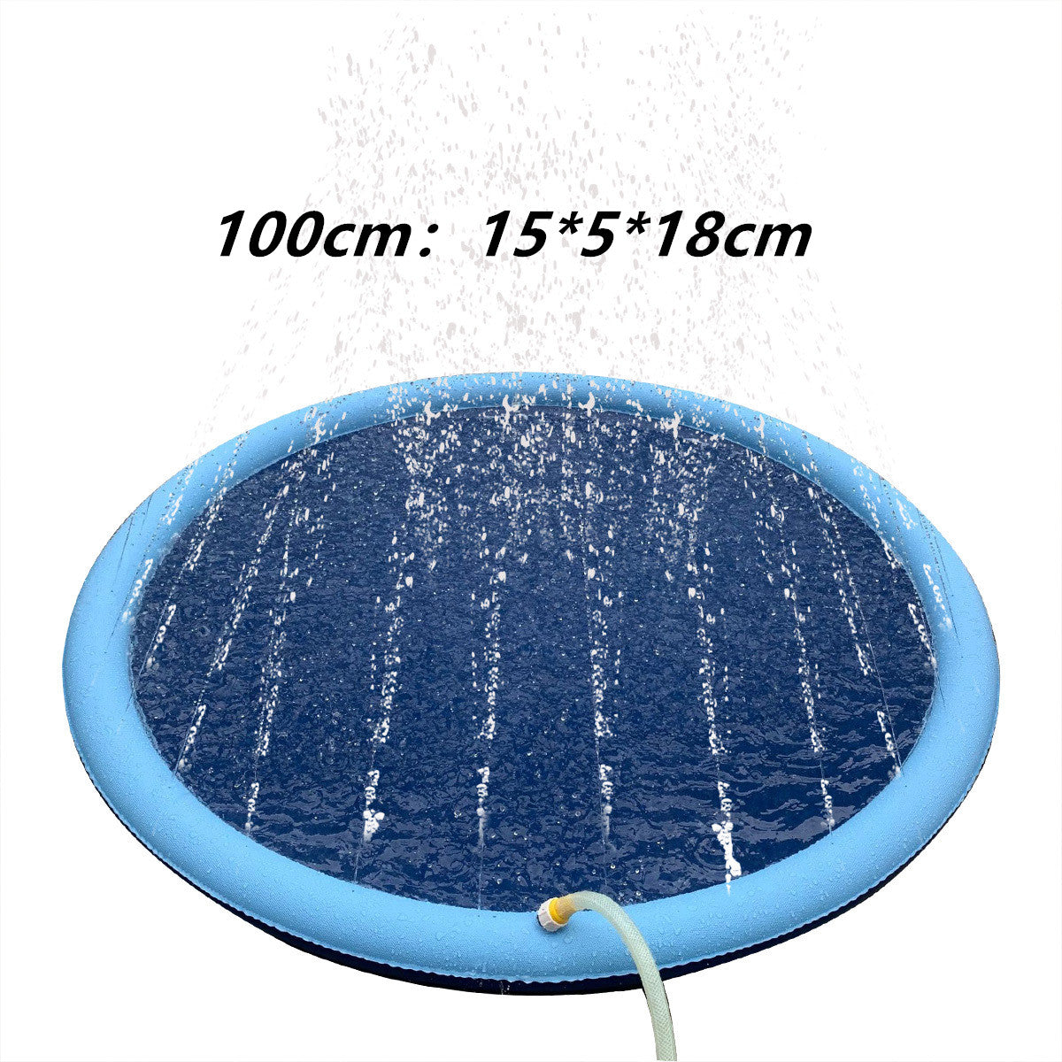 Non-Slip Splash Pad For Kids And Pet Dog Pool Summer Outdoor Water Toys Fun Backyard Fountain Play Mat - Premium Toys & Hobbies from Eretailer365.com - Just $7.82! Shop now at Eretailer365.com