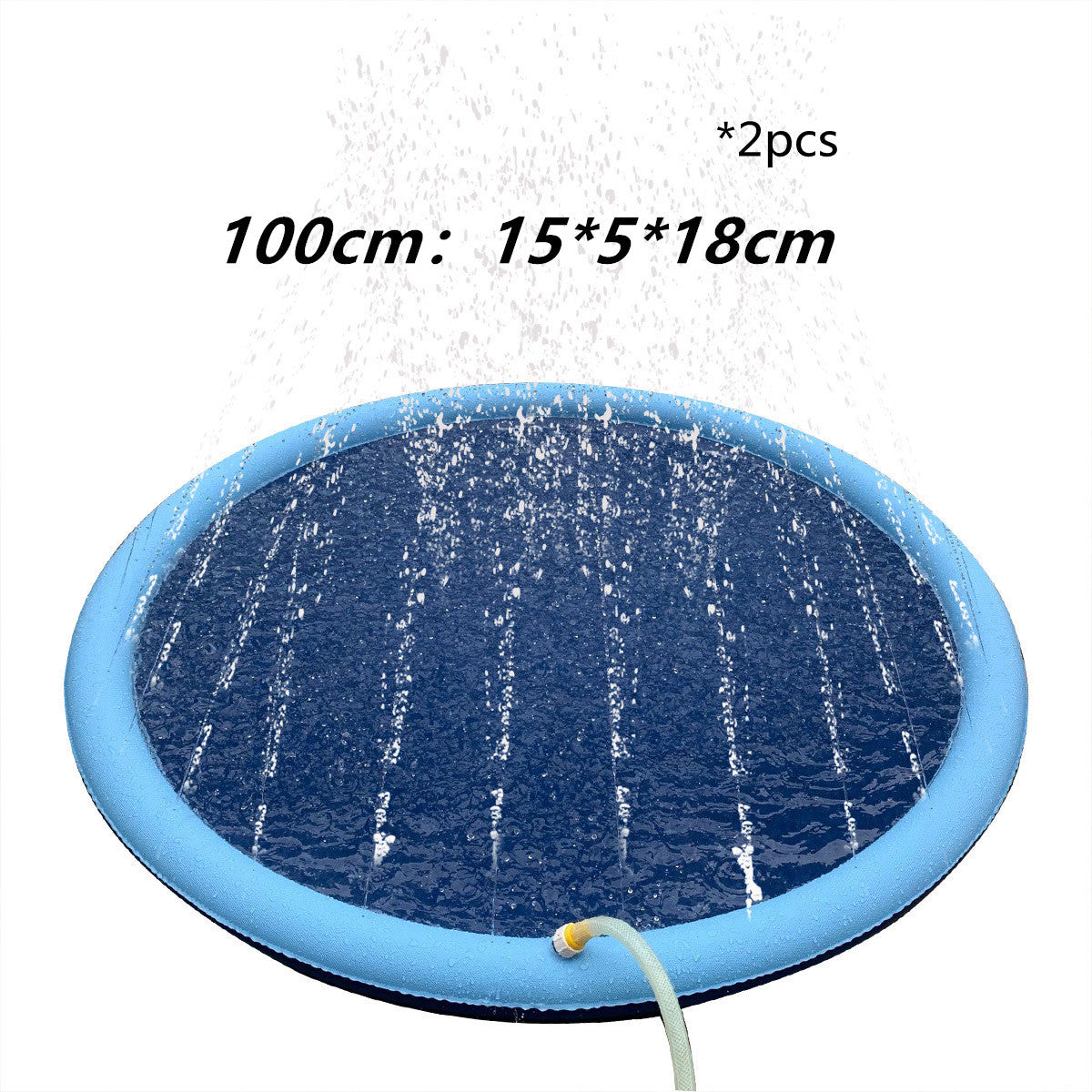 Non-Slip Splash Pad For Kids And Pet Dog Pool Summer Outdoor Water Toys Fun Backyard Fountain Play Mat - Premium Toys & Hobbies from Eretailer365.com - Just $7.82! Shop now at Eretailer365.com