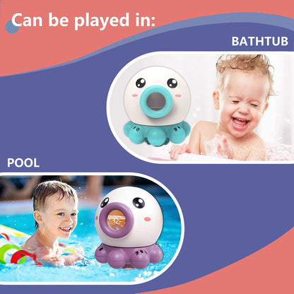 Octopus Fountain Bath Toy Water Jet Rotating Shower Bathroom Toy Summer Water Toys Sprinkler Beach Toys Kids Water Toys - Premium Toys & Hobbies from Eretailer365.com - Just $8.36! Shop now at Eretailer365.com