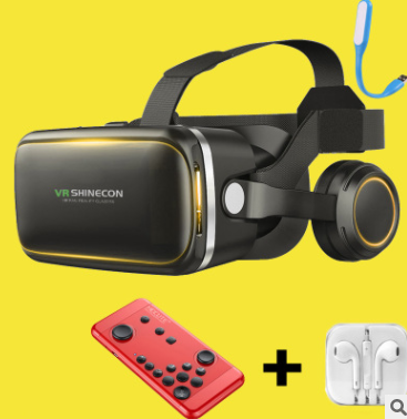 Original VR Shinecon  Gafas De Realidad Virtual 120 Fov 3D Gafas Google Carton Con Auriculares Estereo Caja Para Smartphone - Premium Consumer Electronics from Eretailer365.com - Just $9.32! Shop now at Eretailer365.com