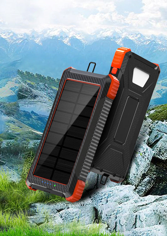 Outdoor Solar Wireless Power Bank With Large Capacity 10000Mah Power Bank Mobile Power Customization - Premium Phones & Accessories from Eretailer365.com - Just $26.68! Shop now at Eretailer365.com